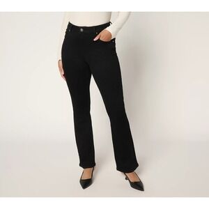 Women with Control Contour Curves Regular Black Wash Jeans Black wash, 14 #35M